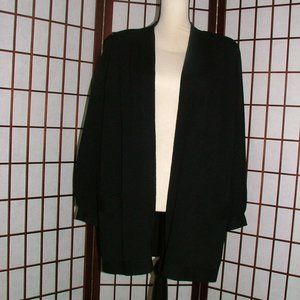 St. John Sportswear, Black Cardigan, Size S